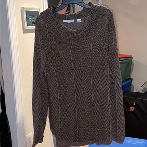 brown/black sweater